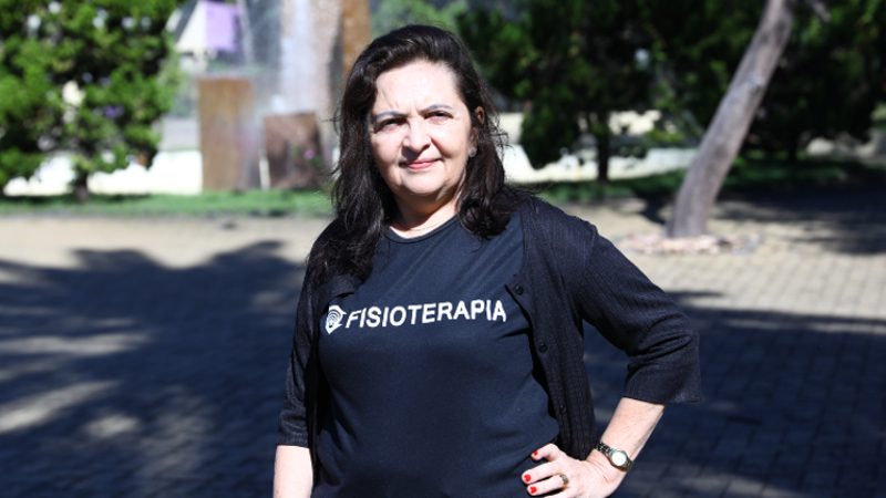 aluna do curso de Fisioterapia