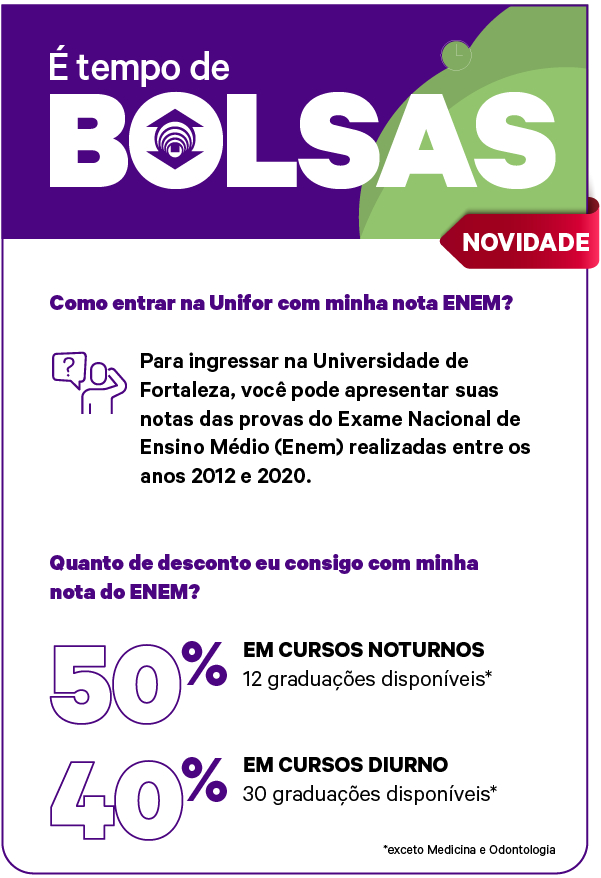 Saiba como usar as notas do Enem para ingressar na UNIAESO e ganhar até 80%  de desconto