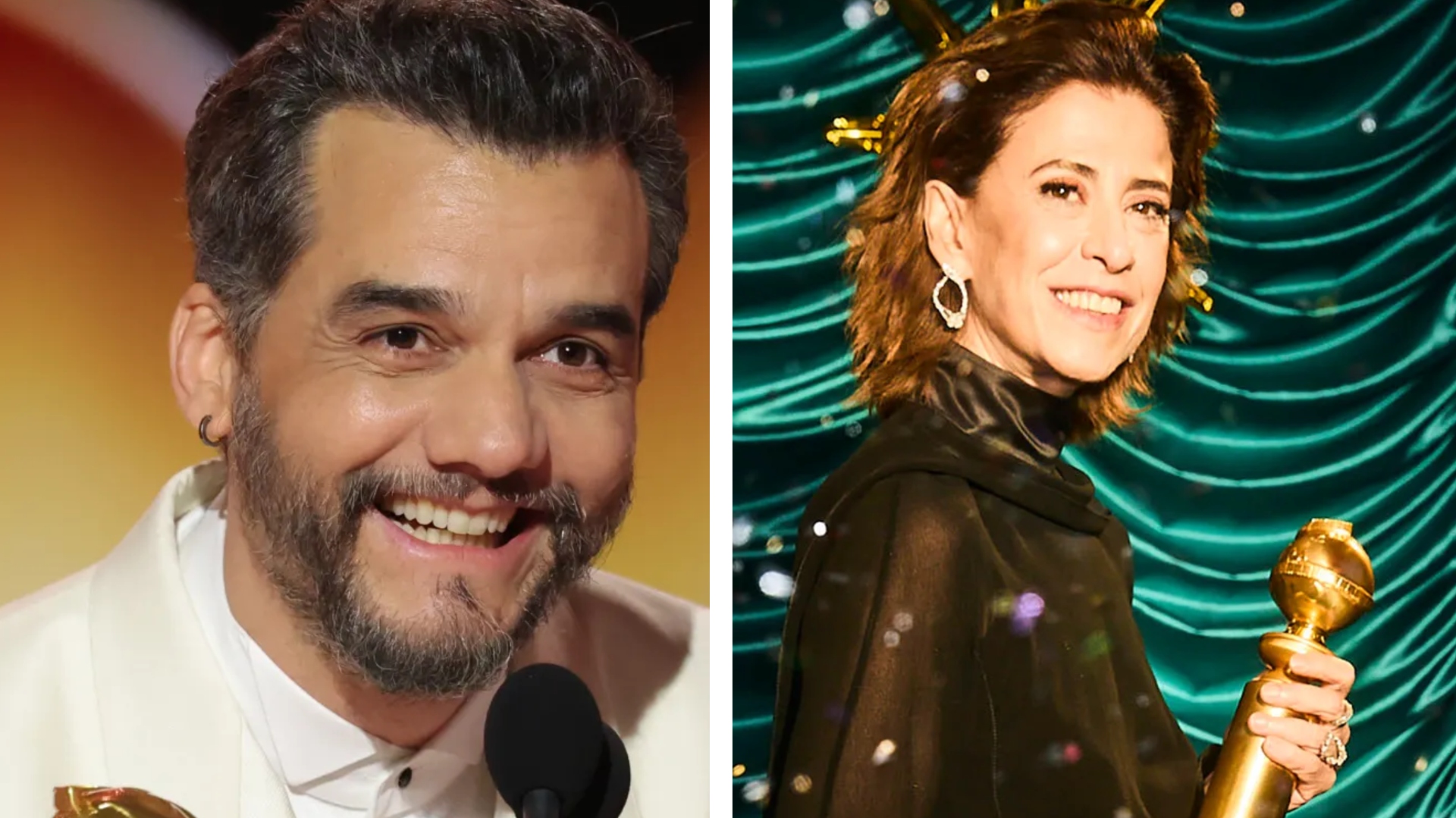 Por dois anos consecutivos, o Brasil conquista prêmios que colocam o cinema brasileiro sob os holofotes do mundo. Fotos: Golden Globes