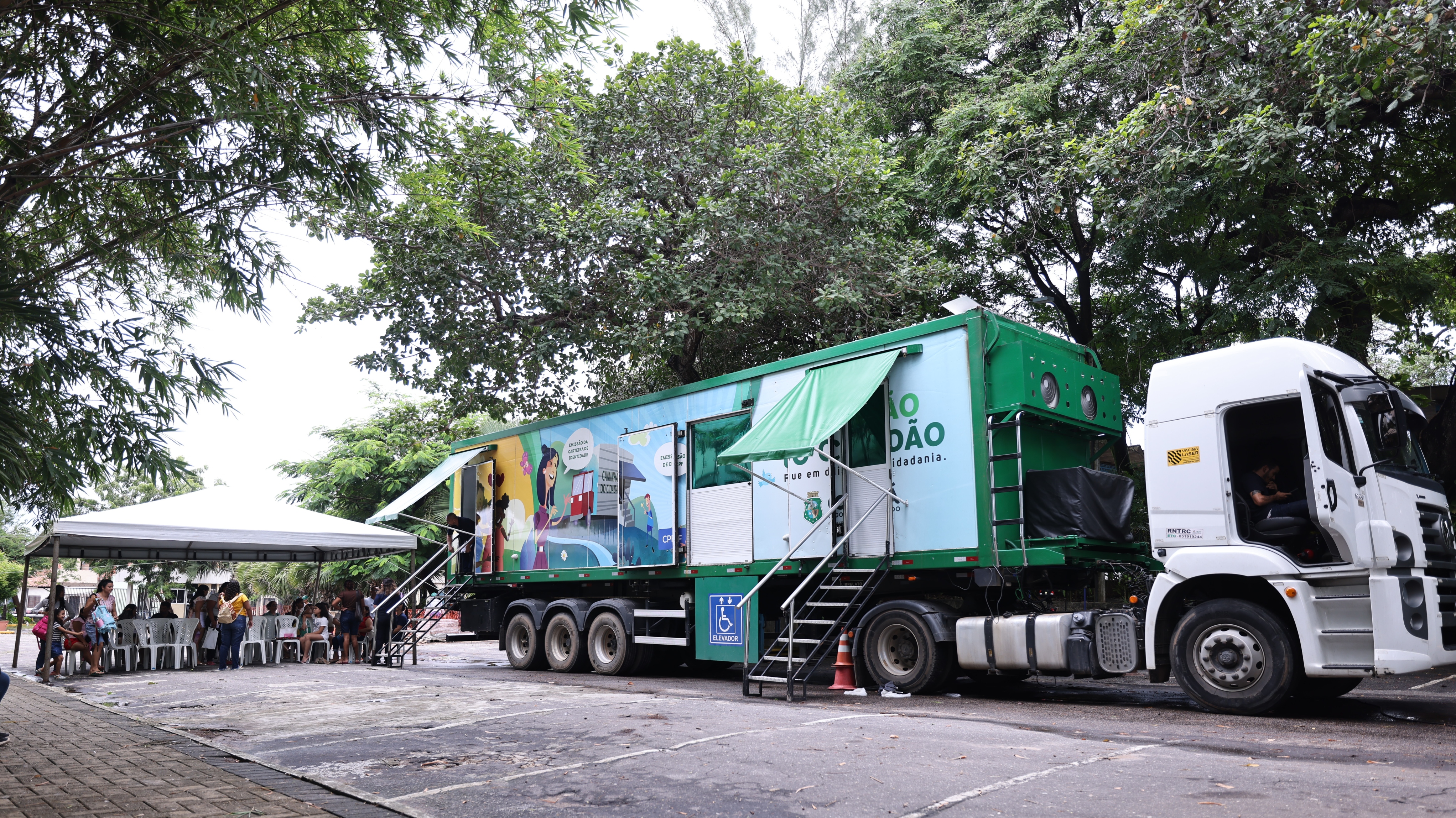 A prestação de serviço ocorre em parceria com a Secretaria da Proteção Social do Governo do Ceará - Foto: Ares Soares