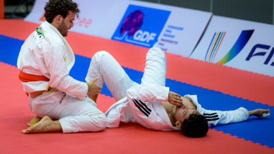 Artur Alves durante o 2026 FISU World University Championship Combat Sports (Foto: CBDU)
