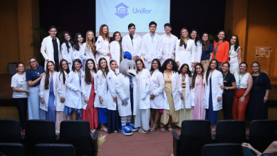 Um dos principais momentos da cerimônia será a formação do símbolo da profissão, composto por três elementos: serpente, balança e trigo. (Foto: Vito Moura)