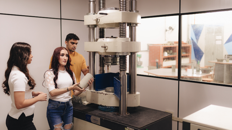Curso de Engenharia Civil é o melhor do Ceará entre as universidades privadas e está entre os dez melhores do Brasil, segundo o Ranking Universitário Folha (RUF) 2025 (Foto: Robério Castro)