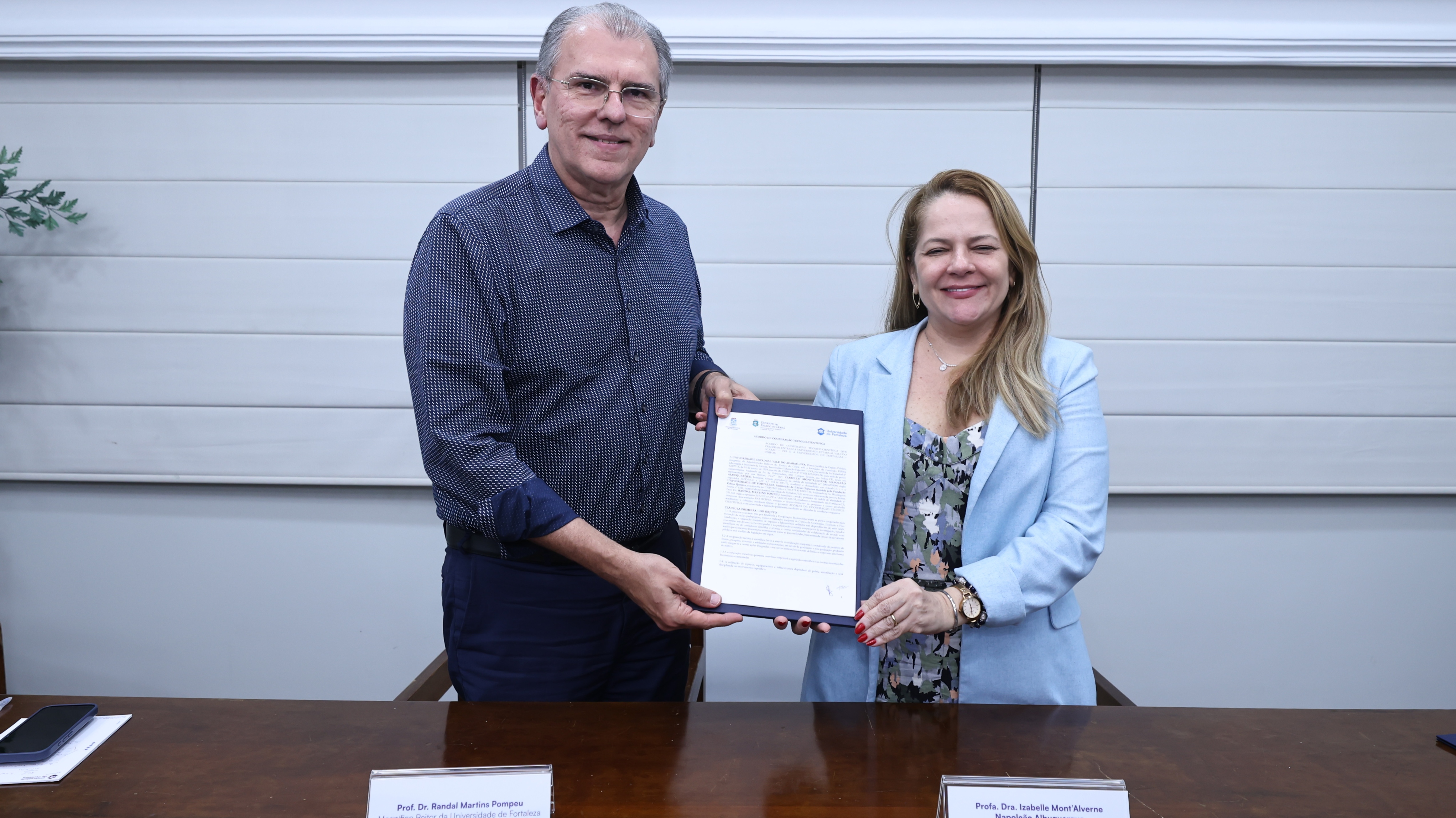 O encontro formalizou o compromisso da Universidade de Fortaleza com a integração entre ensino, pesquisa, extensão, inovação - Foto: Ares Soares