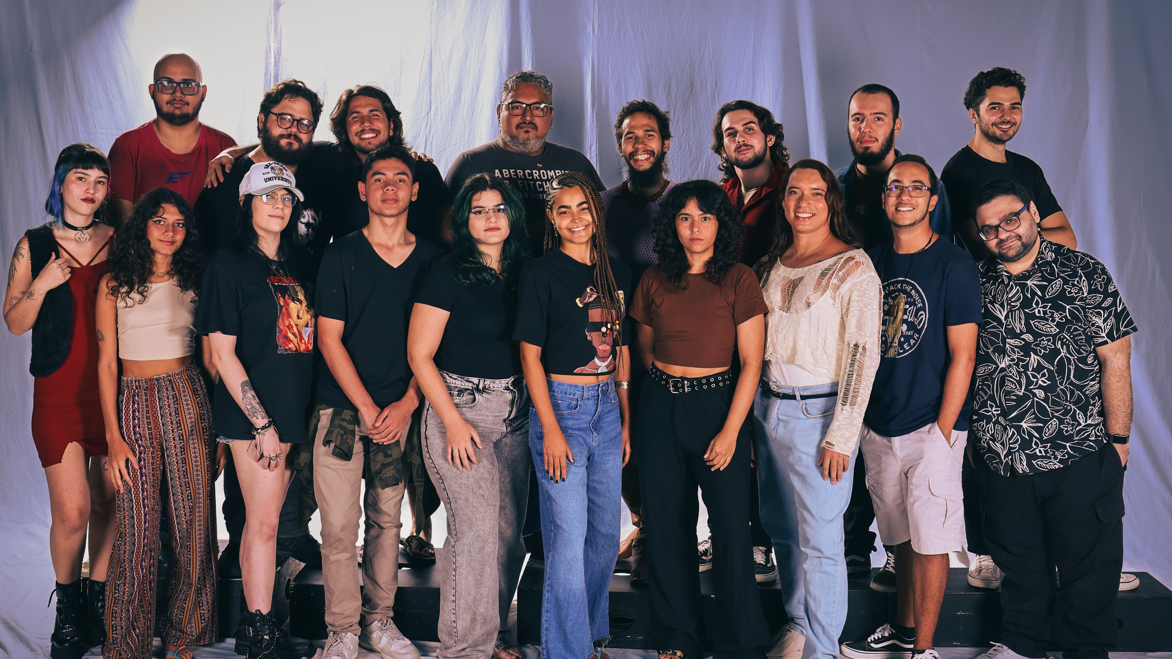 Jovens realizadores da 15ª edição da Mostra Unifor de Cinema | Foto: Ares Soares