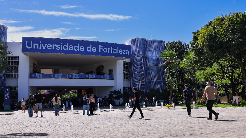 Na Unifor, os alunos têm à disposição um campus com e quase 630 mil metros quadrados (Foto: Ares Soares)
