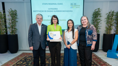 O prêmio é um reconhecimento ao estágio na educação para o mercado do trabalho (Foto: Laura Guerreiro)