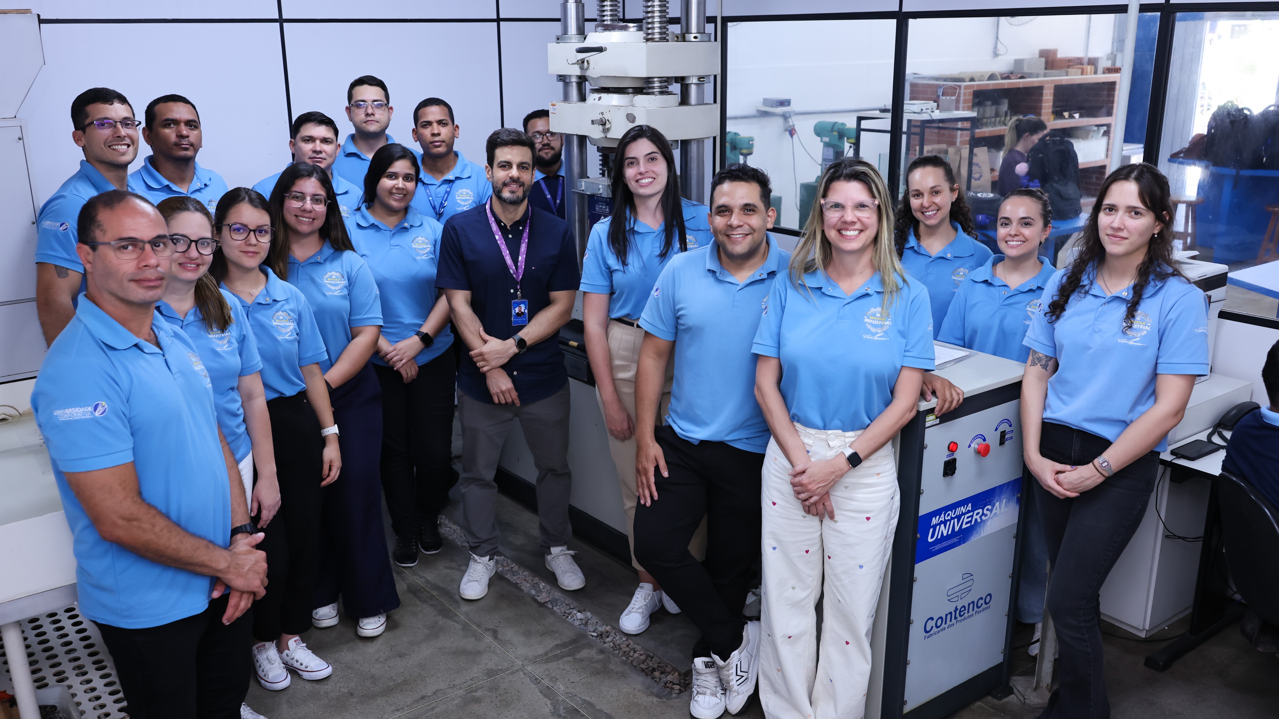 A turma é composto por 16 alunos, que também são colaboradores do Grupo M. Dias Branco - Foto: Ares Soares