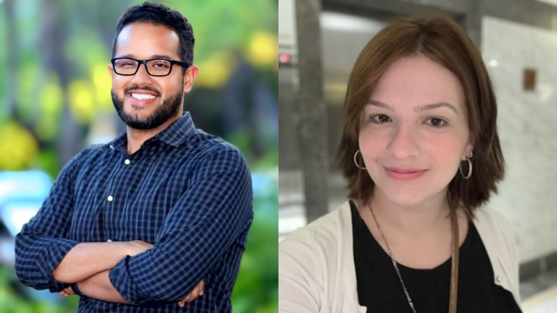 O evento traz como convidada os docentes Bruno Lessa e Dafne Morais (Foto: Ares Soares e Arquivo pessoal)