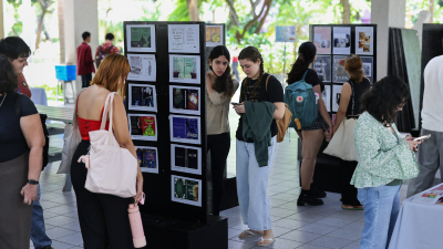 Realizada semestralmente desde 2023.1, exposição tem caráter formativo e institucional (Foto: Vito Moura)
