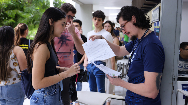 A prova será realizada presencialmente no campus da Unifor (Foto: Ares Soares)
