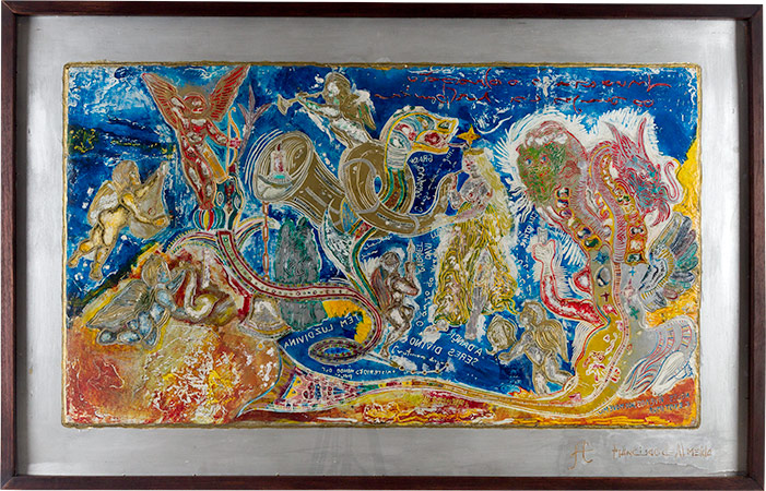 Obra Invocado os Anjos, o Dragão e a Serpente, 1997, de Francisco de Almeida