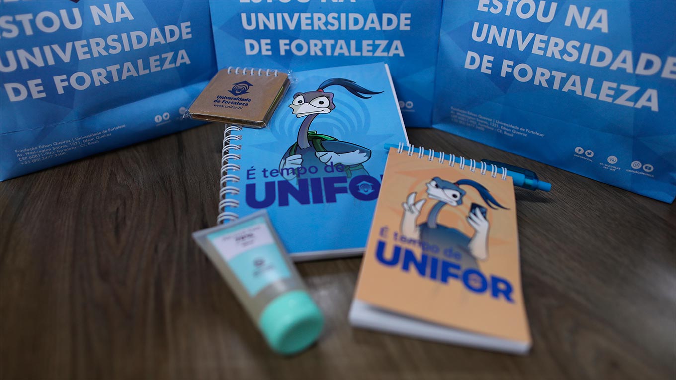 brindes exclusivos Unifor