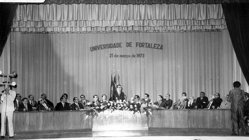 Aula inaugural da Unifor (1973)
