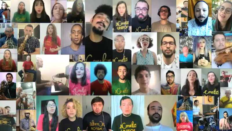 Grupos de arte da Unifor se uniram virtualmente para apresentar um arranjo especial de “Amanhã”, canção de Guilherme Arantes, no intuito de trazer positividade no atual momento que o mundo vive. 