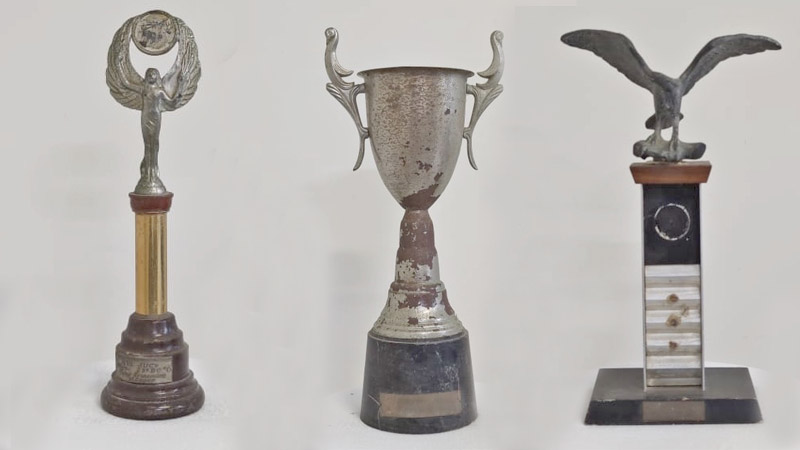 Sala virtual apresenta uma listagem de todos os troféus esportivos recebidos pela Universidade desde 1973 até hoje. (Imagem: Reprodução)