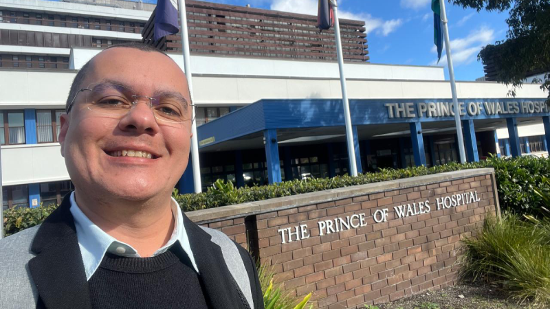 Desde 2018, o professor Geraldo Bezerra desenvolve pesquisas com a University of New South Wales (UNSW) na área de nefrologia (Foto: Arquivo pessoal)