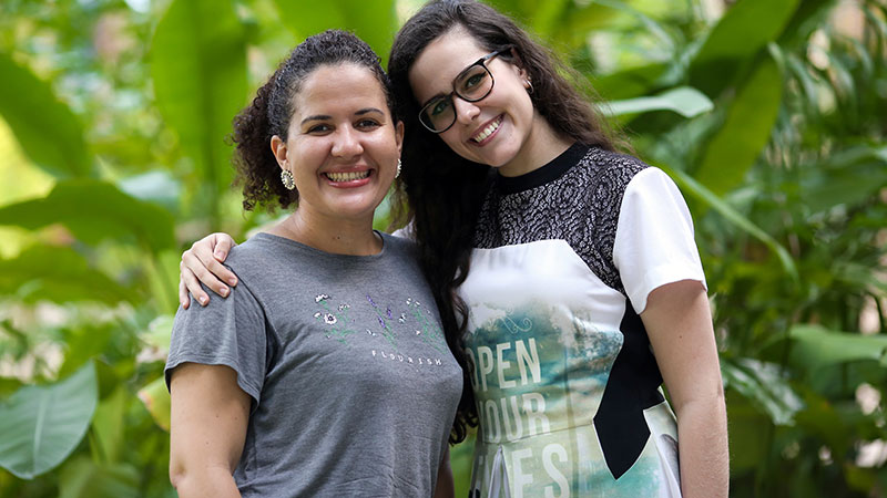 A professora Michelle Galvão e a aluna e monitora Manuela Hortênsio são as entrevistadas do nosso especial.