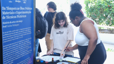 Com realização semestral desde 2023, Mostra Olhar gera interação entre alunos de Design, comunidade acadêmica e público geral (Foto: Vito Moura)
