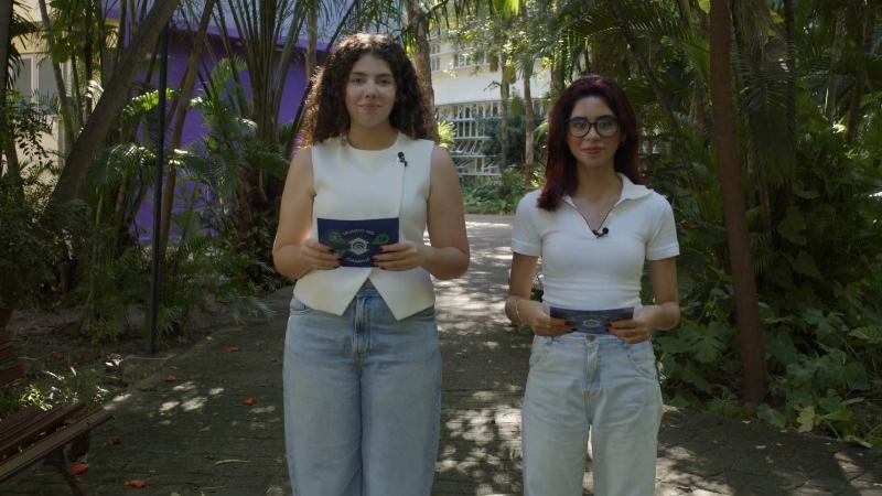 A apresentação da semana é de Marcelly Feitosa e Clara de Assis, estudantes de Jornalismo da Unifor (Foto: André Souza)