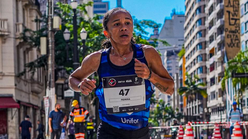 Pedrina coleciona títulos e se consolida como uma dos grandes nomes do atletismo nacional (Foto: Reprodução)