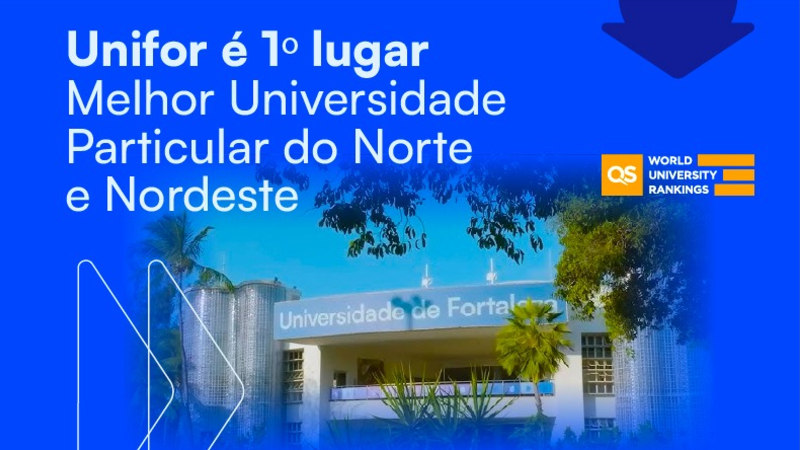 No topo pelo sétimo ano seguido, Unifor reafirma seu papel de destaque educação superior brasileira (Imagem: Divulgação)