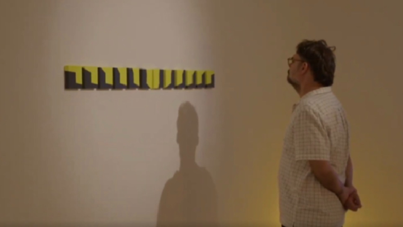 Exposição “Insolação”, de Mari Nagem, é fruto da I Residência Artística Internacional da Unifor (Foto: Priscilla Sousa/TV Unifor)