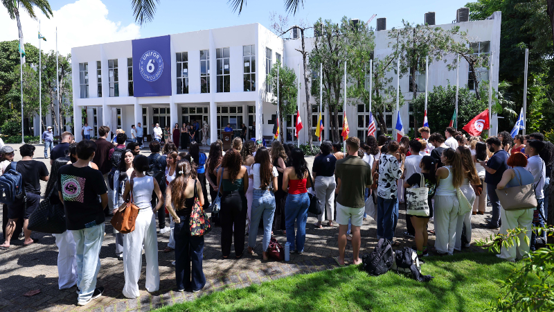 Unifor realiza diversas ações de mobilidade internacional ao longo do ano, como a Feira das Nações (Foto: Ares Soares)