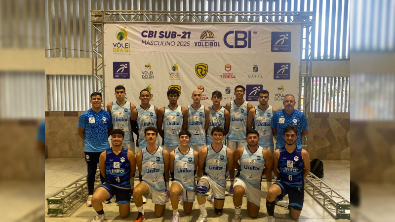 Time masculino de vôlei da Unifor tem uma extensa lista de conquistas (Foto: Universidade de Fortaleza)Arquivo pessoal)