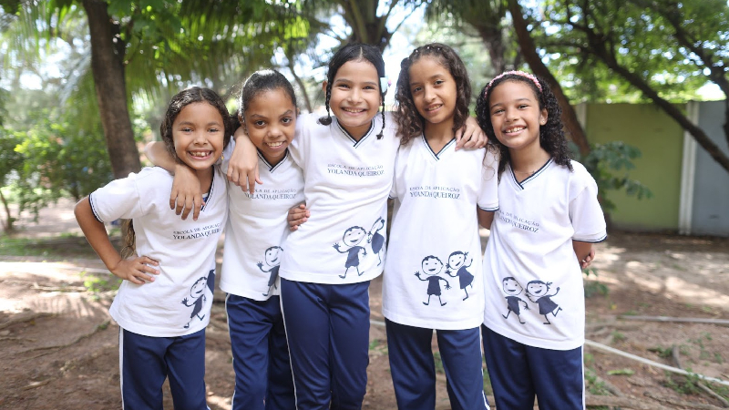 Inaugurada em 1982, a Escola de Aplicação Yolanda Queiroz oferece educação de qualidade às crianças das comunidades circunvizinhas à Unifor (Foto: Ares Soares)