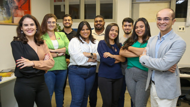 Estudantes e professores do NAF prestam serviços gratuitos à população (Foto: Arquivo pessoal)