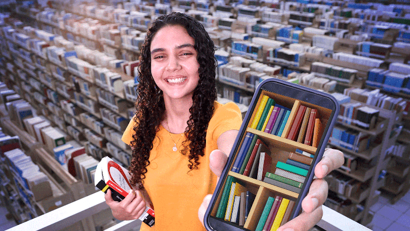 Mais do que um local de consulta, a Biblioteca Central atua como parceira da formação acadêmica, oferecendo acervos diversificados, capacitações e serviços que qualificam o aprendizado da graduação à docência (Foto: Ares Soares)