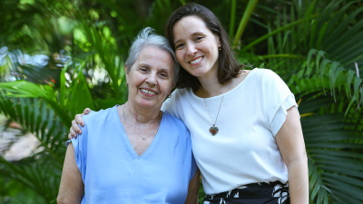 Regina é psicóloga e professora do Programa de Pós-Graduação em Psicologia (PPGP); Julia é advogada e docente do Mestrado Profissional em Direito e Gestão de Conflitos (Foto: Vito Moura)