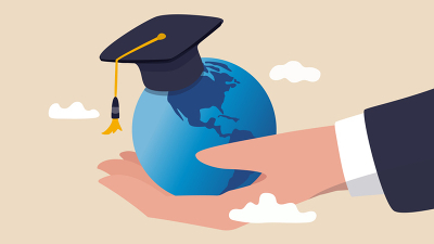 Iniciativa abre a possibilidade de estudar no exterior e obter dois diplomas (Ilustração: Getty Images)