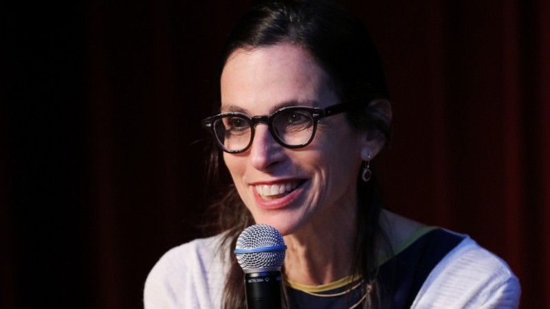 Lilia Schwarcz em palestra realizada na Universidade de Fortaleza no ano de 2018 (Foto: Ares Soares)