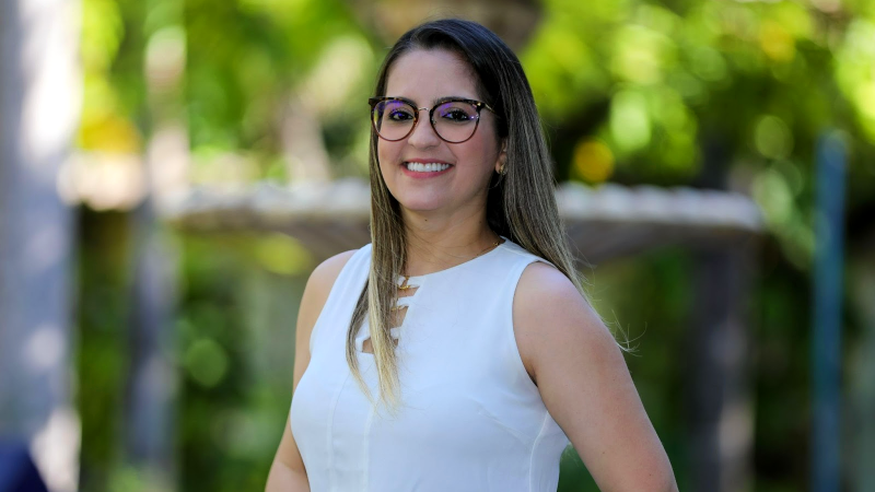 Mestre em Saúde Pública e doutora em Enfermagem, Kiarelle é especialista em Enfermagem do Trabalho e em Enfermagem Cardiovascular e Hemodinâmica (Foto: Ares Soares)