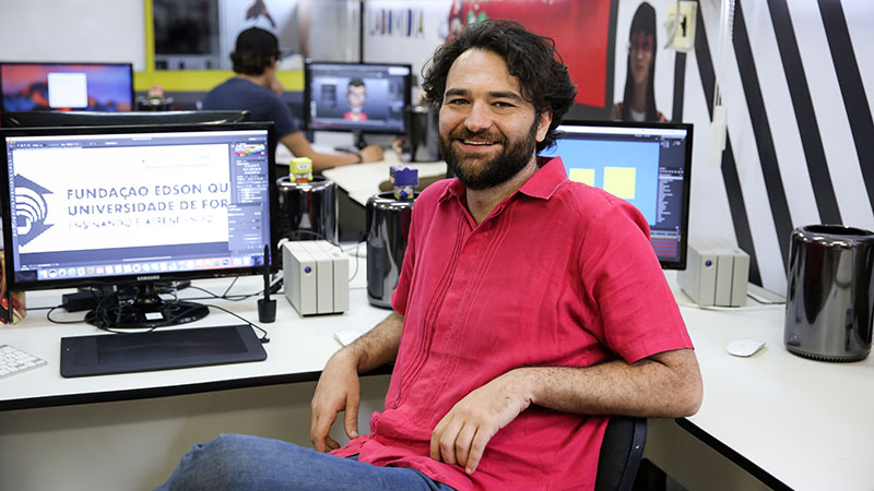 Marcelo Muller, diretor, roteirista e professor de cinema da Unifor desde 2017. Foto: Ares Soares.