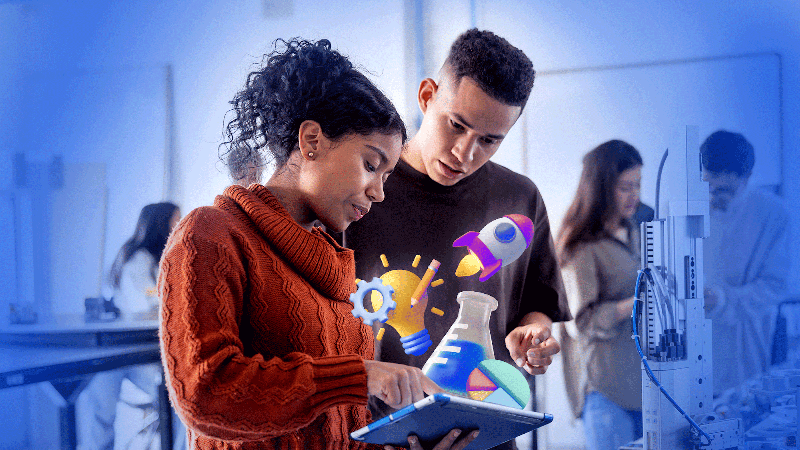 A Unifor oferece uma trajetória completa nas áreas de STEM, da graduação à pós-graduação, com foco em inovação e aplicabilidade (Imagem: Divulgação)