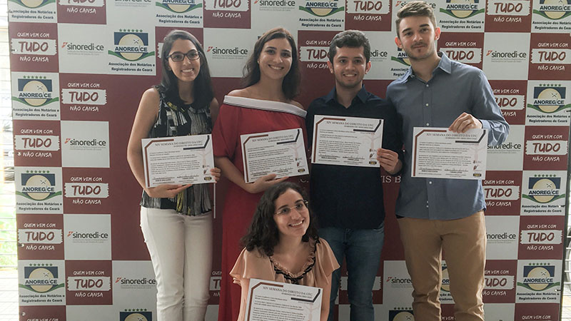 Juliana Machado, Lara Gadelha, Lucas Araújo, Filipe Almeida e abaixo, Vitória Viana, respectivamente. Foto: Ares Soares.