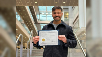 O prêmio internacional também contempla a trajetória internacional de Paolo, que destaca o papel da Universidade de Fortaleza na formação de profissionais que geram impacto real no mundo (Foto: Arquivo pessoal)