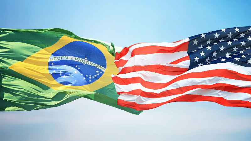O Brasil é um dos maiores exportadores globais, especialmente de produtos agrícolas, com os Estados Unidos sendo um de seus principais parceiros comerciais (Foto: Getty Images)