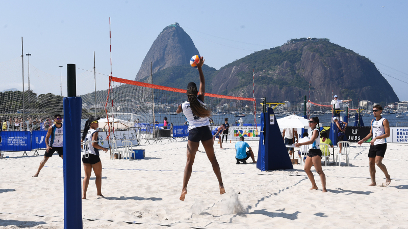 Iniciativa fortalece a internacionalização da universidade e promove troca de experiências entre atletas brasileiros e norte-americanos (Foto: Saulo Cruz/Confederação Brasileira do Desporto Universitário -CBDU)