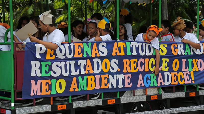 Universidade de Fortaleza realiza anualmente o evento Semana do Meio Ambiente, com o objetivo de conscientizar a comunidade sobre a importância de preservar os diferentes tipos de ecossistemas. (foto: Ares Soares)