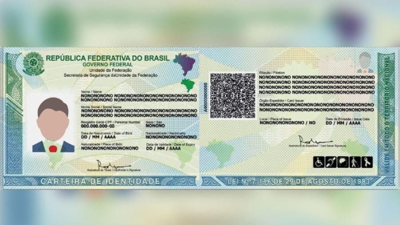 A solicitação da primeira via da nova Carteira de Identidade Nacional (CIN) é gratuita (Foto: reprodução internet)