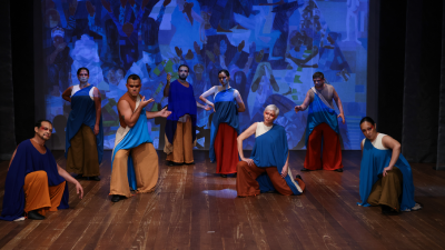O espetáculo “Guerra e Paz” é inspirado na obra homônima do pintor brasileiro Candido Portinari (Foto: Ares Soares)