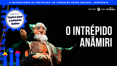 Peça do grupo Bricoleiros integra a programação cultural contínua de espetáculos infantis promovida pela Unifor (Imagem: Divulgação)