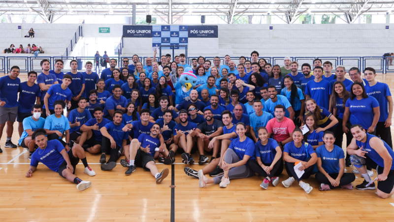 Alunos e professores na Semana de Educação Física 2023 (Foto: Ares Soares)