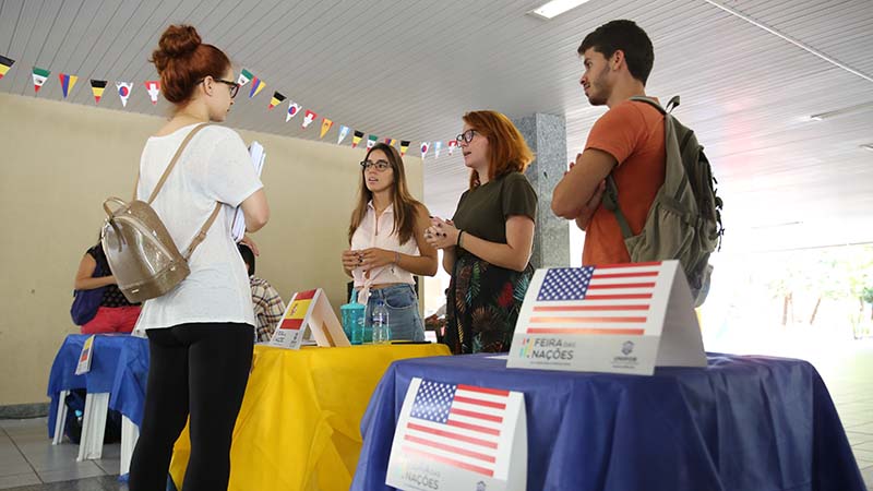 Evento destaca experiências de intercâmbio e parcerias internacionais (Foto: Ares Soares [Registro feito antes da pandemia])