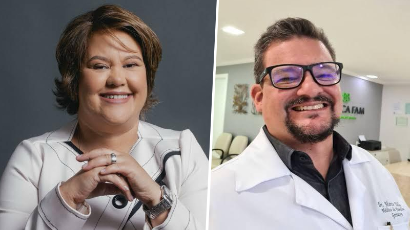 Dra. Zeliete Zambon e Dr. Marco Tulio Ribeiro estiveram à frente da organização do XVII Congresso Brasileiro de Medicina de Família e Comunidade, apoiado pela Unifor (Fotos: Divulgação SBMFC)