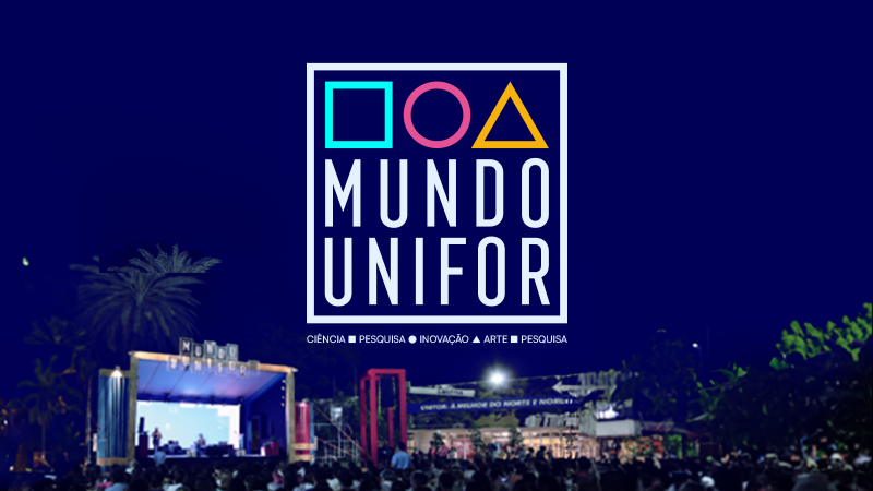 Realizado bienalmente, o Mundo Unifor 2023 é o maior evento de disseminação científica, cultural, artística e de humanidades da região Nordeste (Imagem: Divulgação)